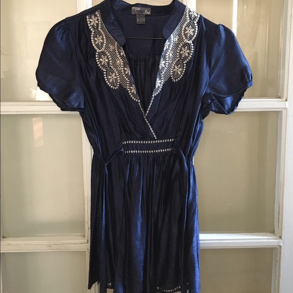 Navy Blue Dress Shirt - Picture 1 of 2