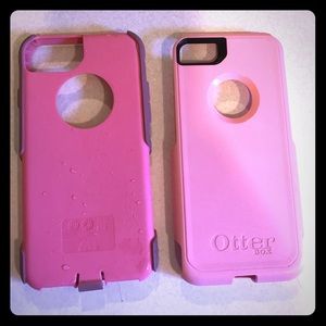 Pink iPhone 7 otter box case