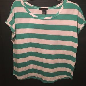 Forever 21 • Green Striped Top