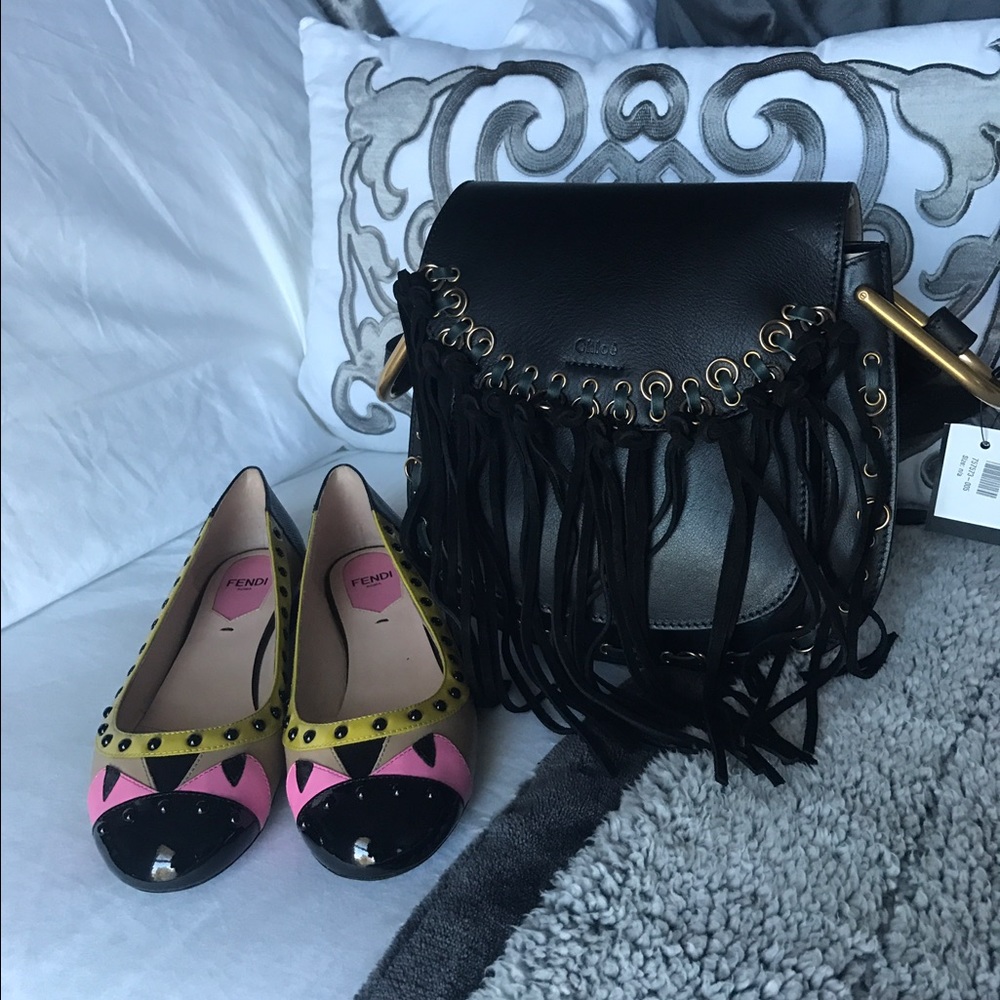 Fendi Monster flats