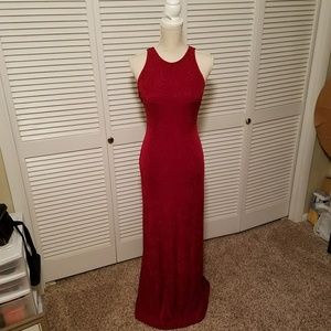 Long Red Dress