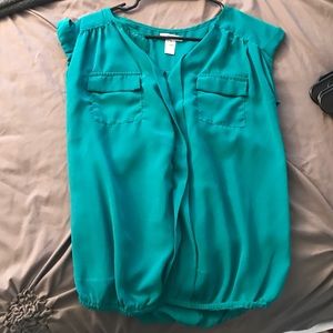 Teal Blouse