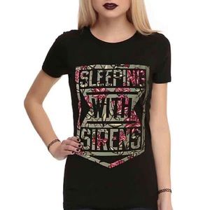 Sleeping With Sirens floral shirt