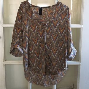 Aztec Design Blouse