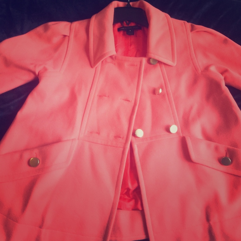 Marc by Marc Jacobs peach peacoat