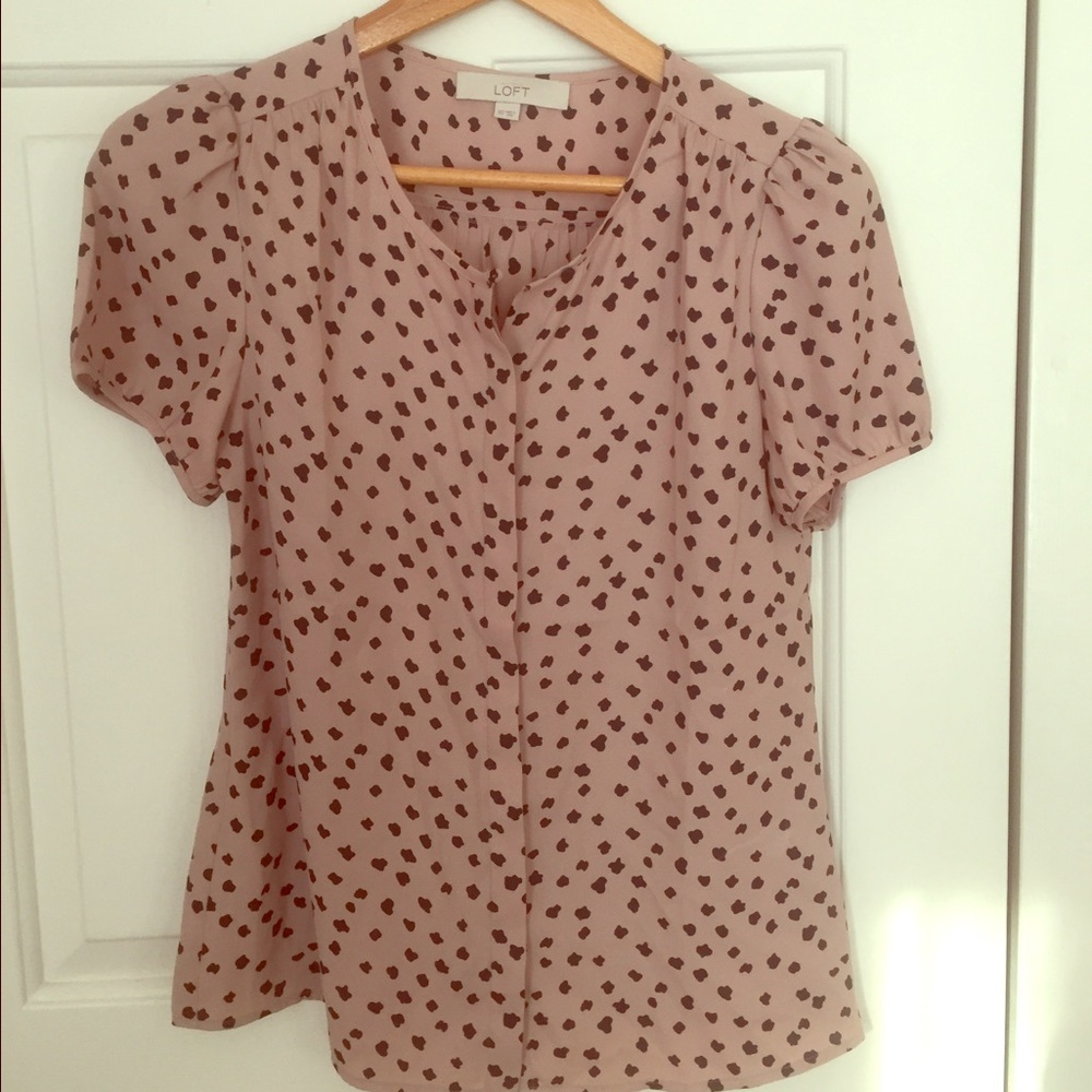 Loft printed top