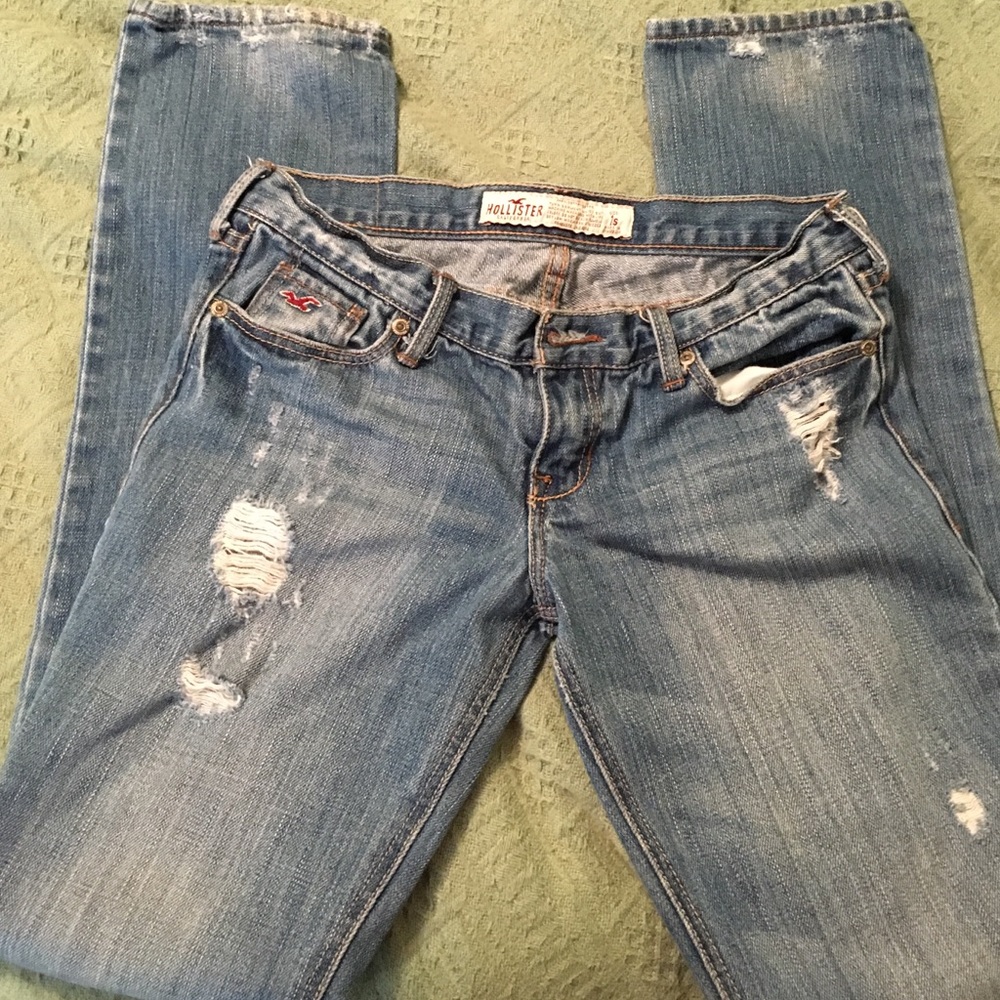 Distressed Hollister Jeans