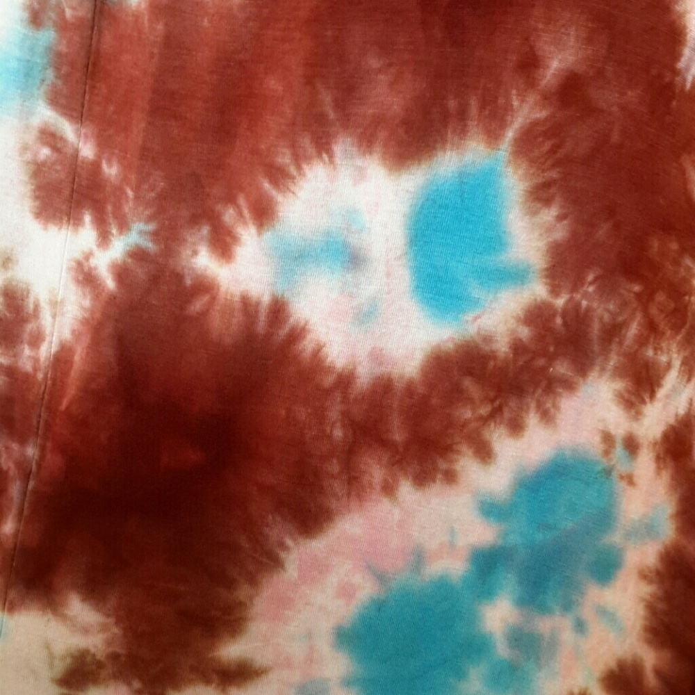 T*PARTY Turquoise/Tie-Dye Maxi Skirt - Picture 3 of 3