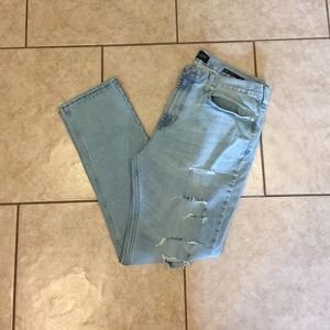 PacSun Light Wash Distressed Ripped Skinny Jeans