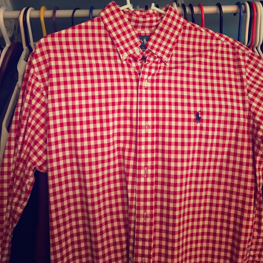 Long sleeve polo shirt