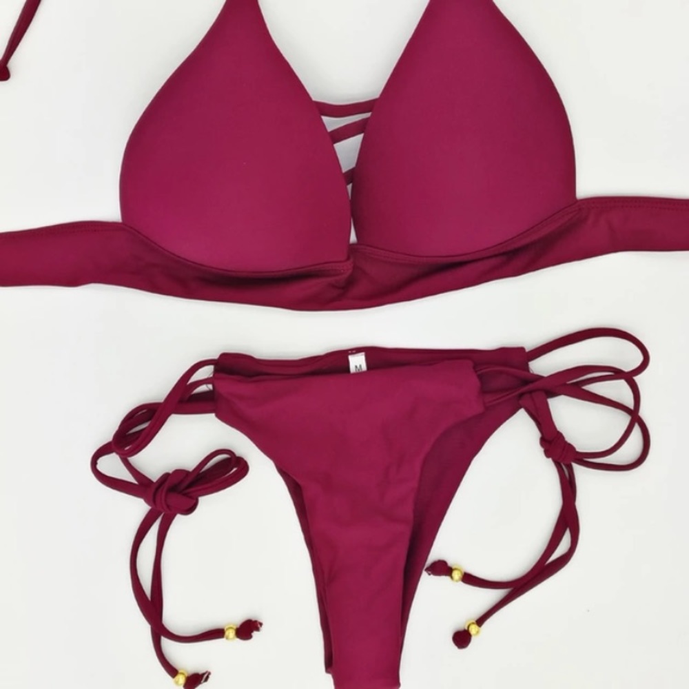 Major SALE! Strappy Brazilian Bikini - Picture 2 of 2