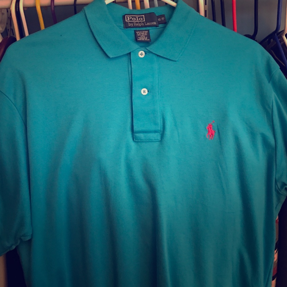 Collard polo shirt