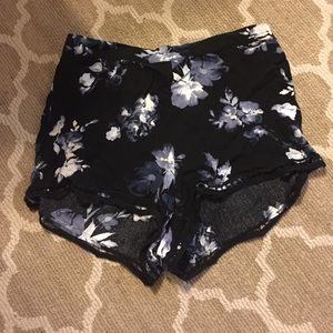 Pacsun Kendall + Kylie Elastic Floral Shorts