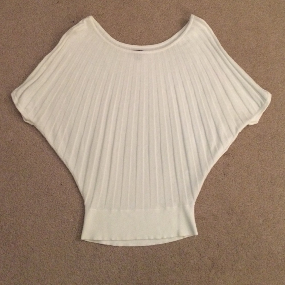Express white scoop neck sweater