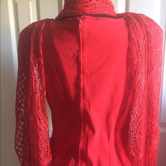 EXPRESS RED DRESS - Picture 3 of 4