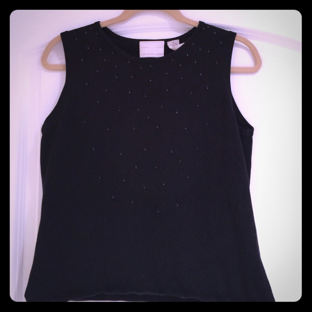 Sparkling embroidered Shell Top