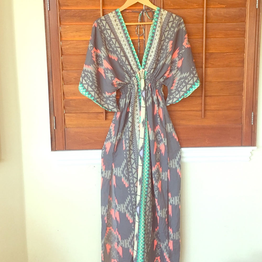 Kimono Maxi Dress