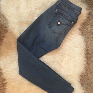 Hudson skinny crop denim