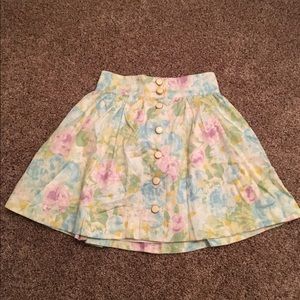 NWT h&m floral skirt