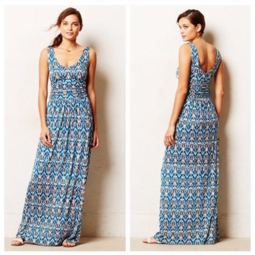 Anthropologie Tidal Maxi Dress, size S