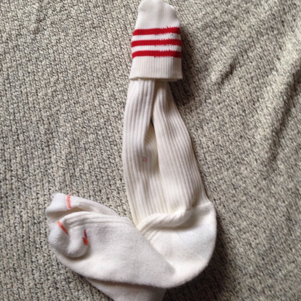 Vintage Knee High Socks // over the knee