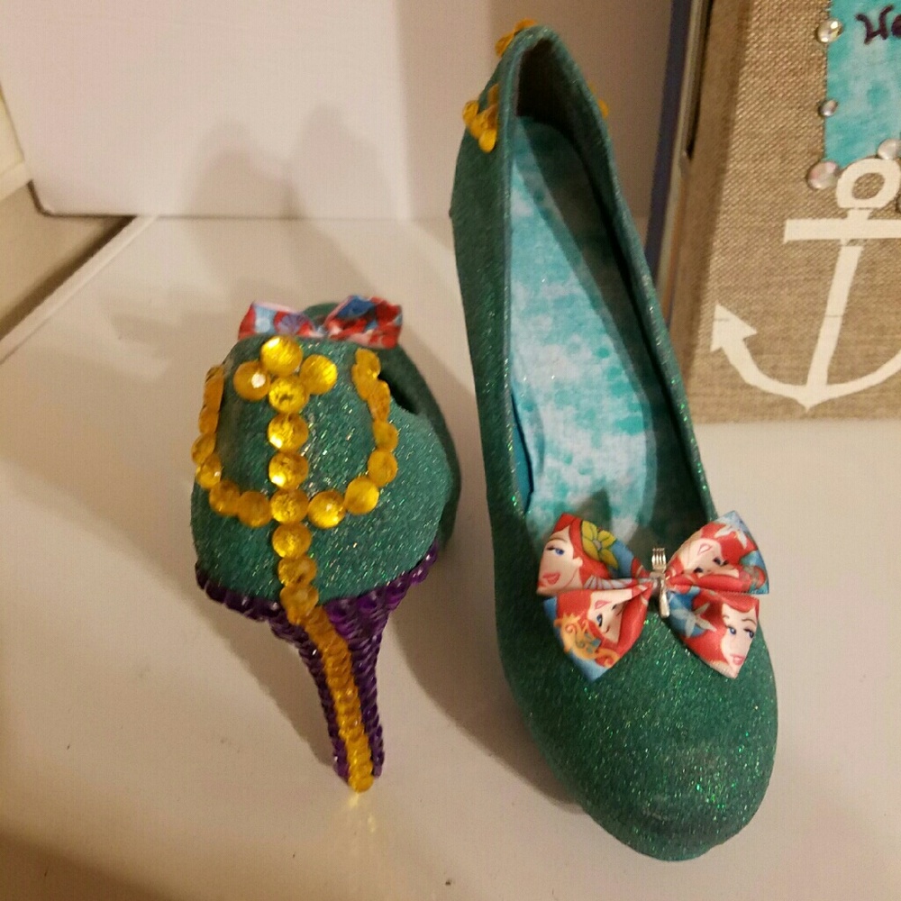Custom Heels "Bling Under the Sea"
