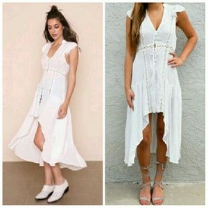 boho high low dress