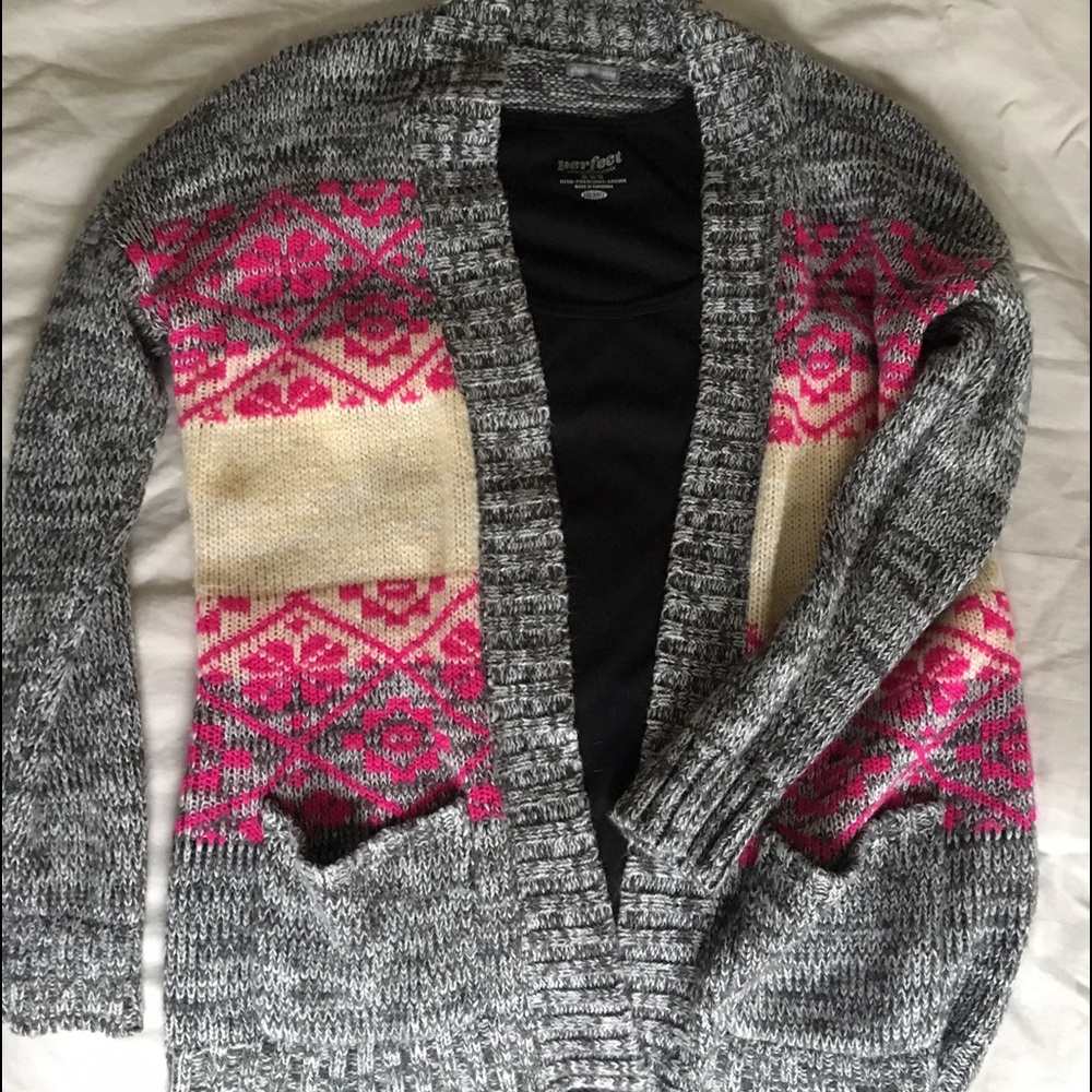 Printed cardigan
