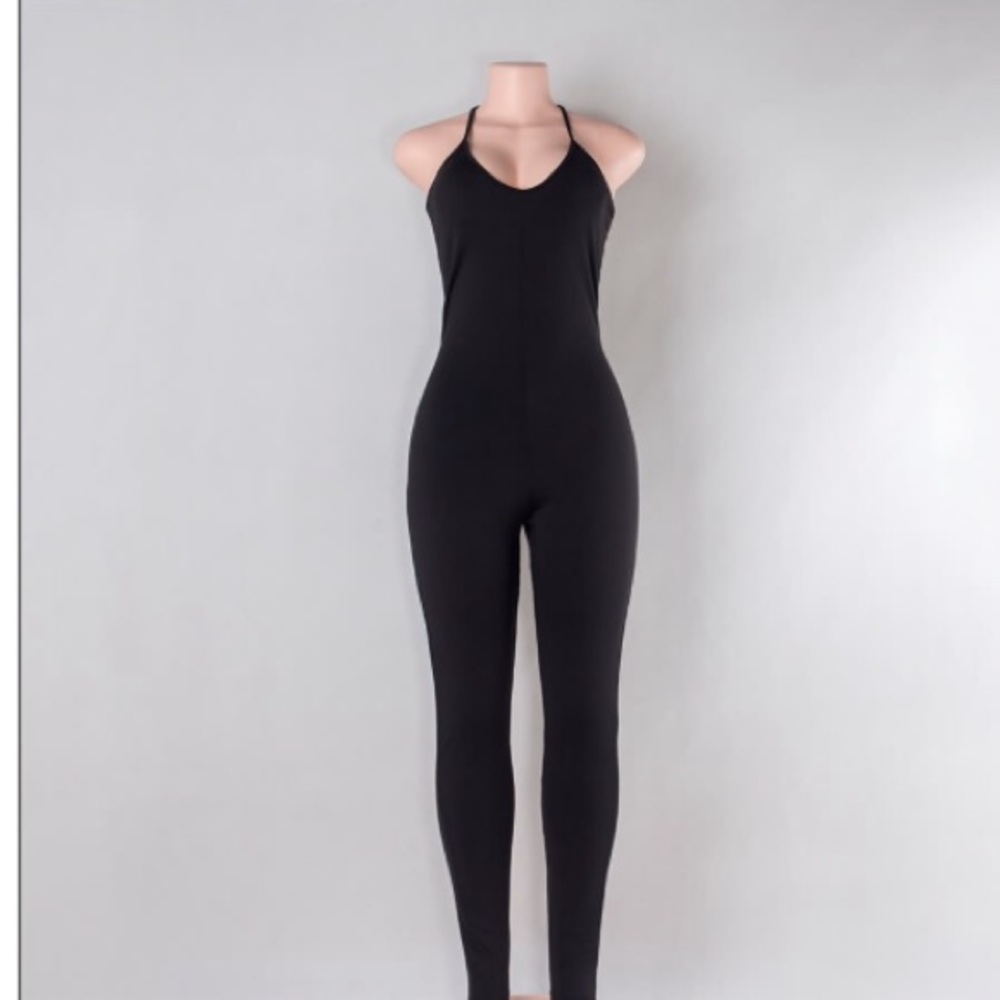 NEW! Form-fitting Jumpsuit / Catsuit - Picture 3 of 6