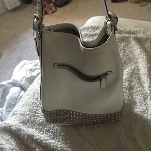 Leather rivet bag