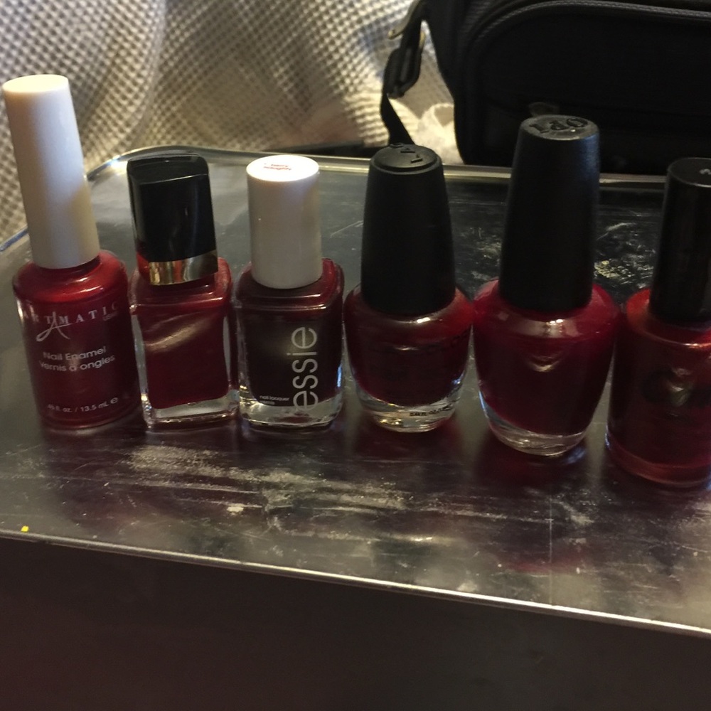 Essie & OPI red palette Lot of 6