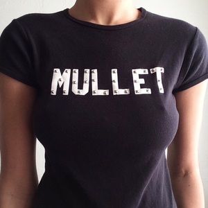 Studded mullet t-shirt