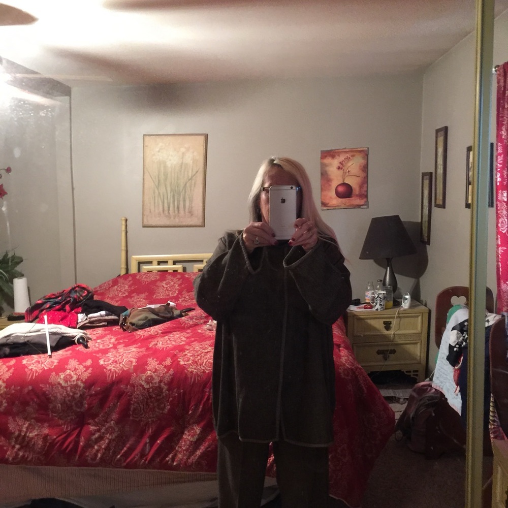 Vintage two-piece pants suit