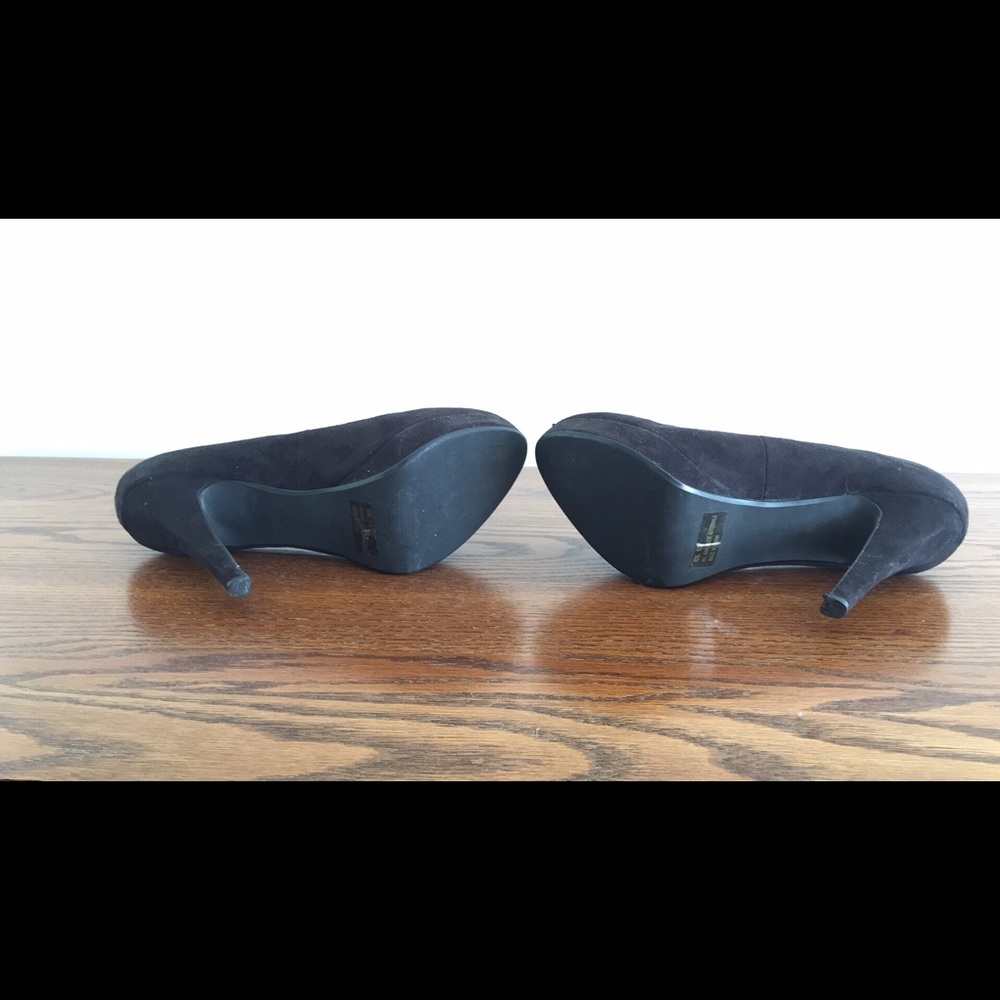 Black Suede Maurice's Heel