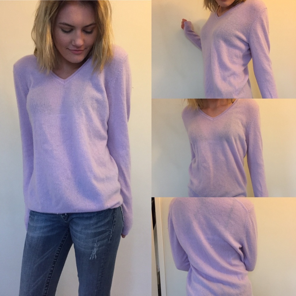 Lavender cashmere sweater