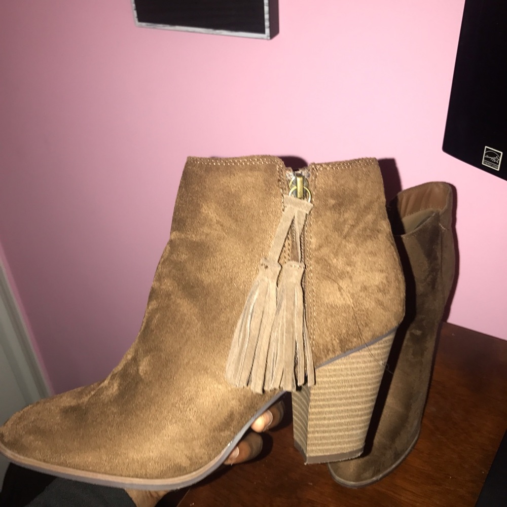 Brown booties