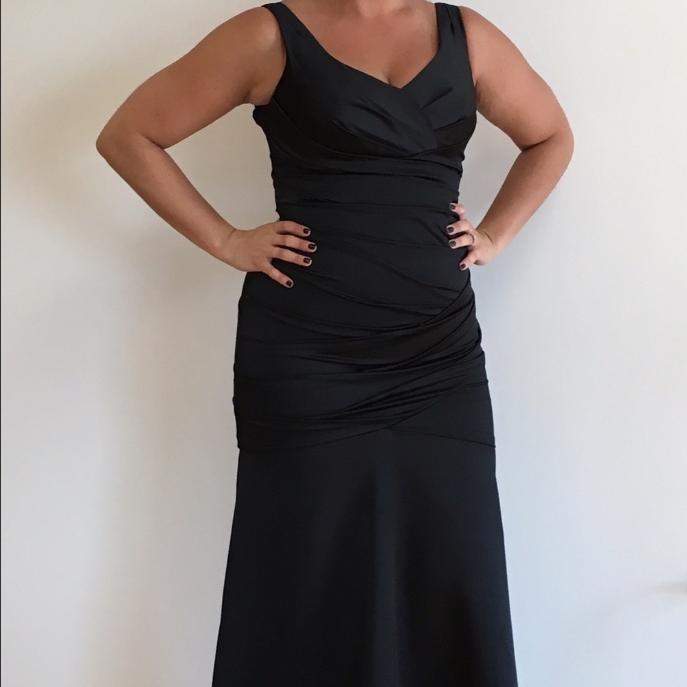 Black bridesmaid dress
