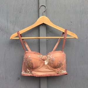 Anthropologie Long Line Bra - 34C