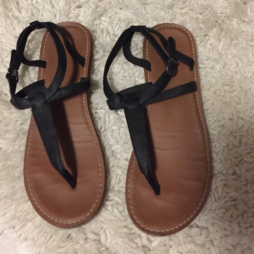 Black sandals
