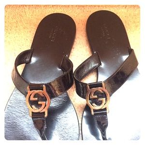 Gucci Sandals Black Size 40/10