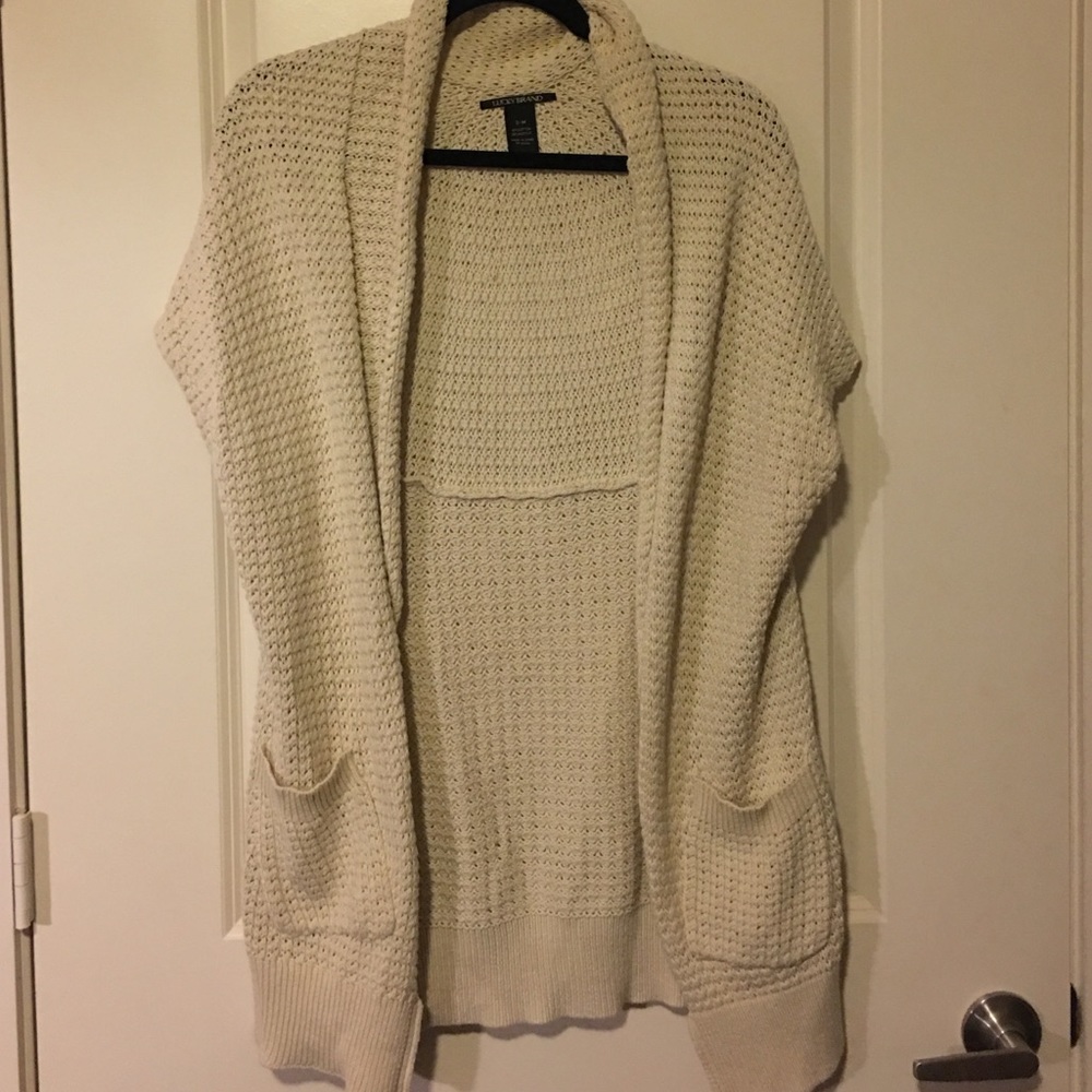 Lucky Brand long knitted kimono