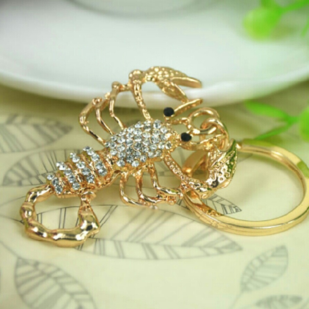 Scorpion new pendant charm rhinestones.