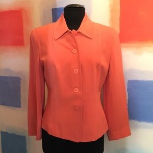 Ann Taylor Silk Blazer Pretty Color
