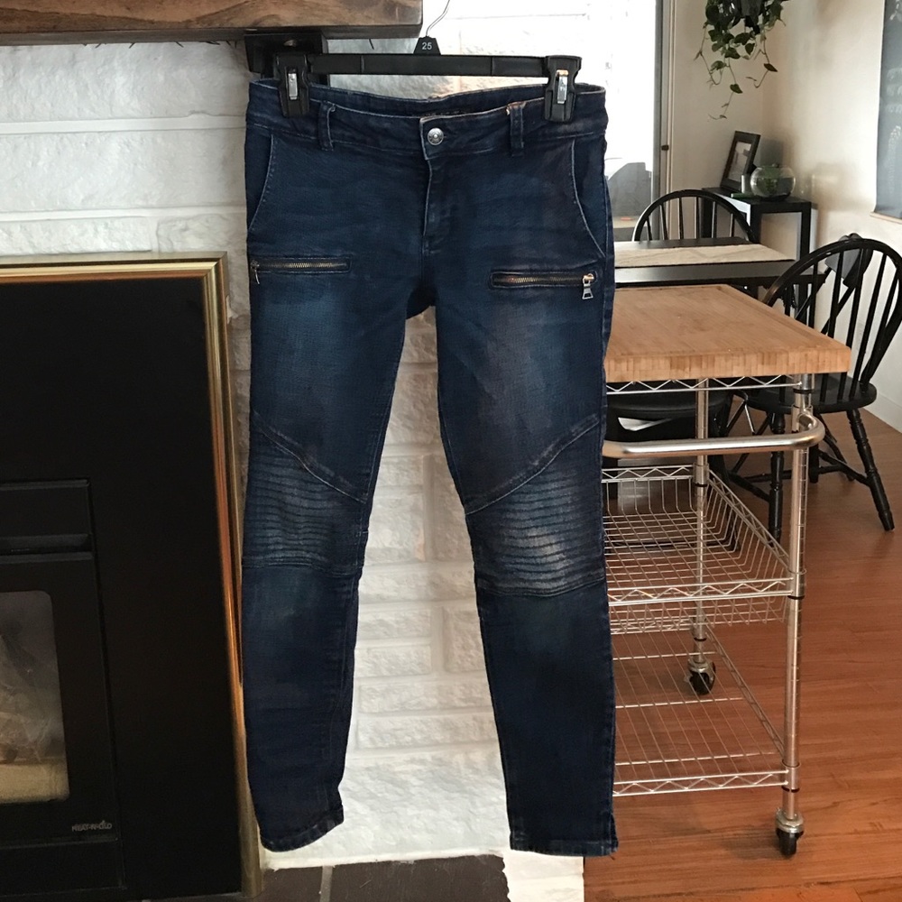 Zara Moto Jeans