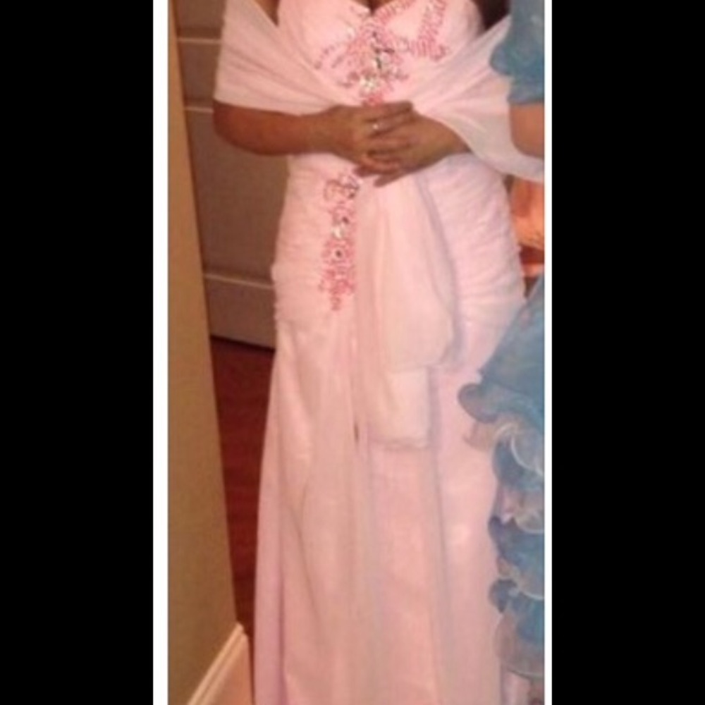 Pink prom dress, only worn once