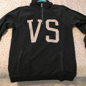 Grey Victoria's Secret quarter zip