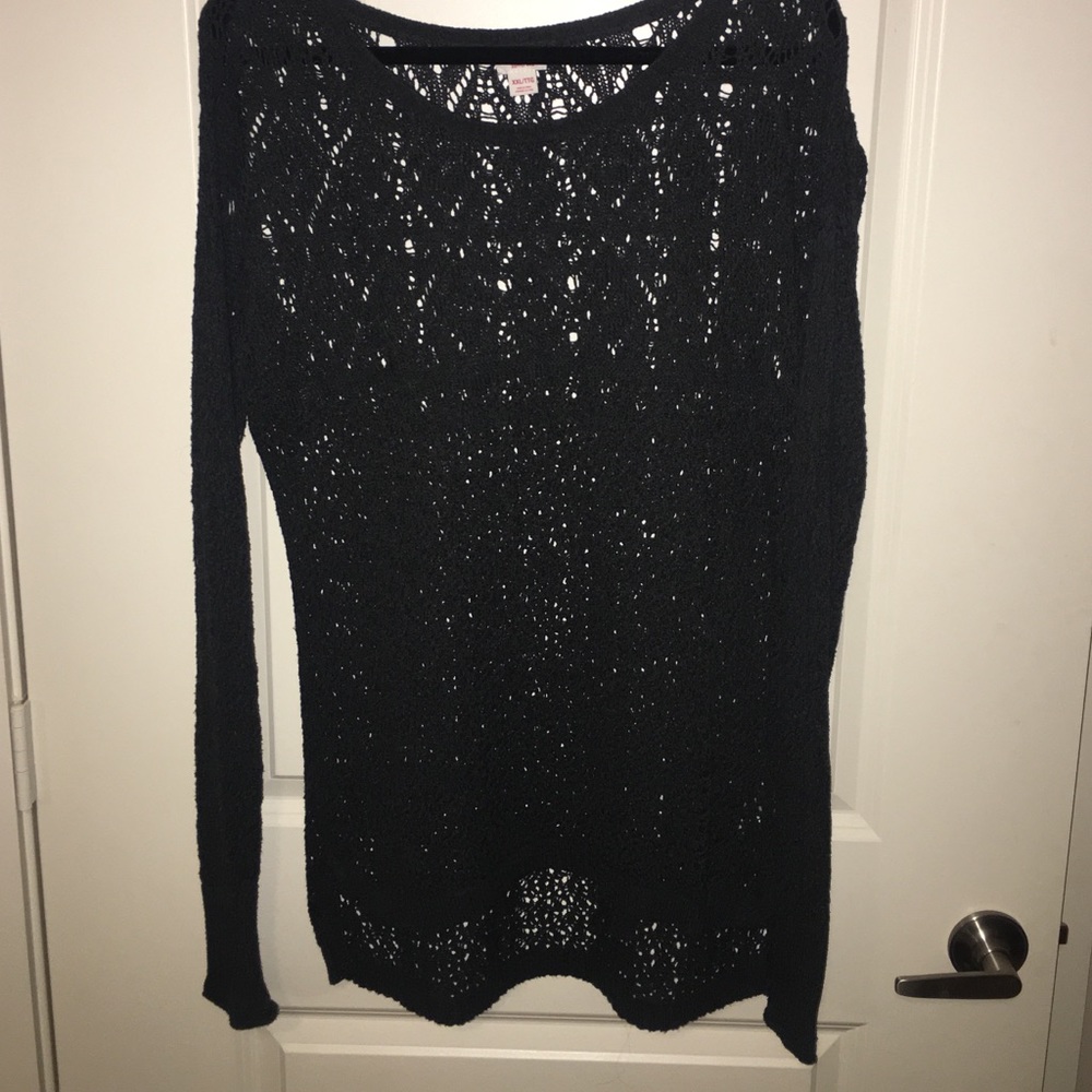 Dark gray sweater