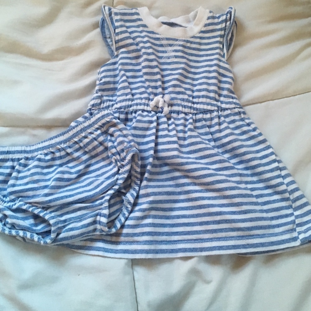 Striped baby dress!