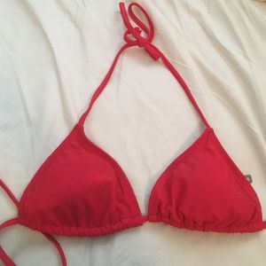 Pacsun red bathing suit top