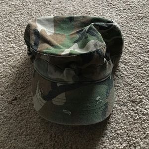 Distressed Camo Hat